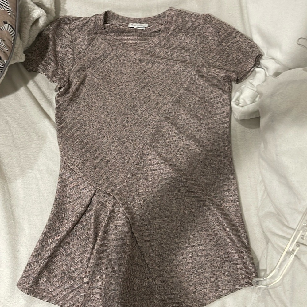 Pink asymmetrical top